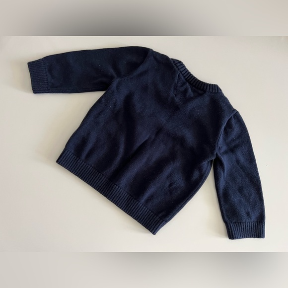 Tommy Hilfiger Crew Neck Sweater - Navy - Picture 6 of 6
